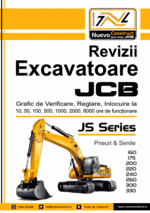 Grafic Revizie Excavatoare (Senile/Pneuri) JCB
