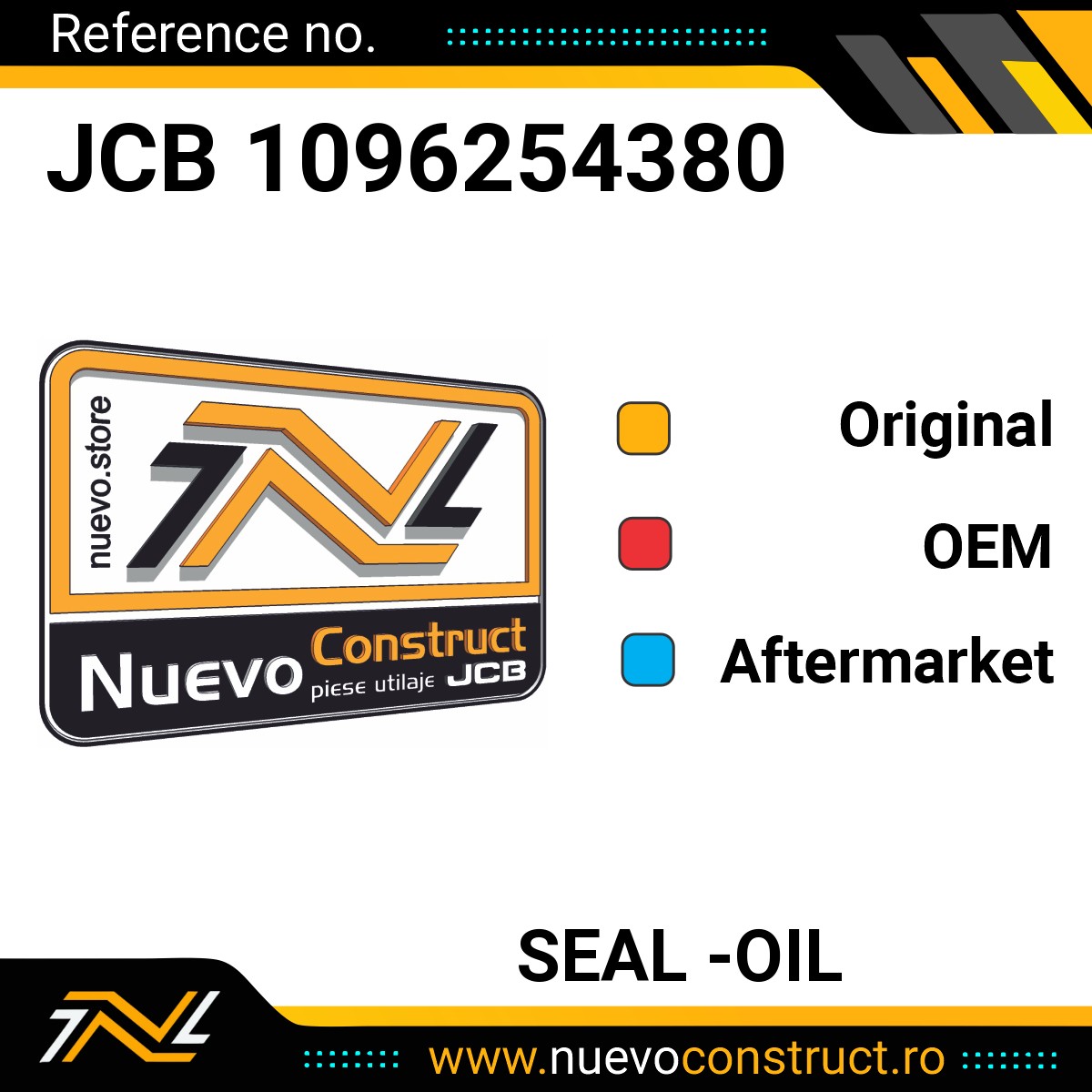 JCB 1096254380 SEAL -OIL
