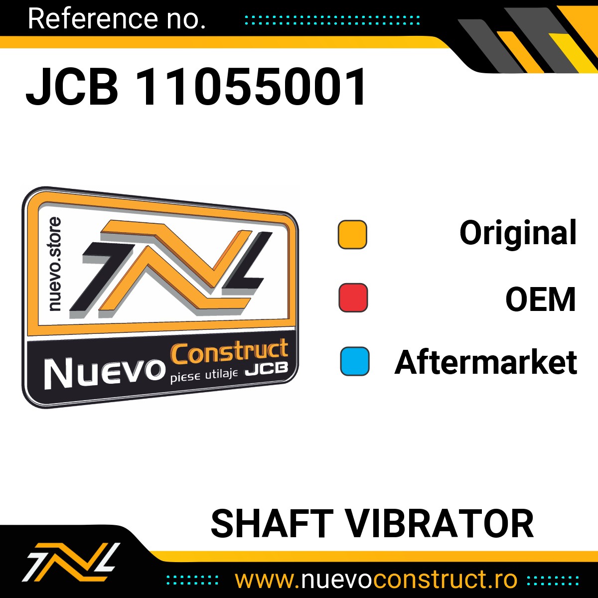 JCB 11055001 Shaft Vibrator