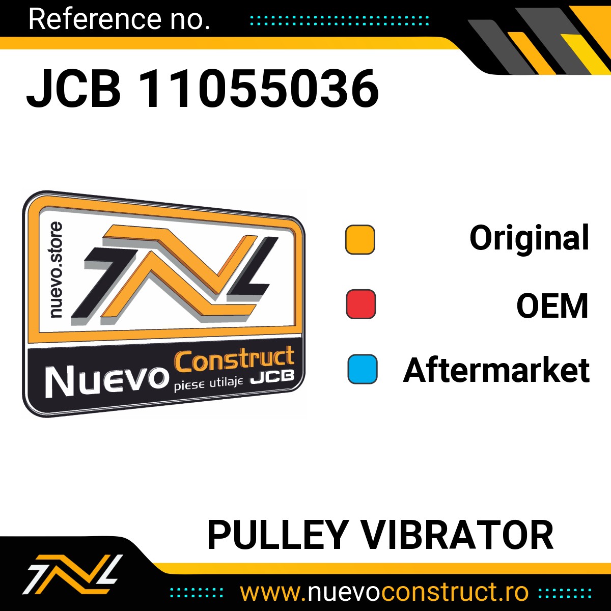 JCB 11055036 Pulley Vibrator