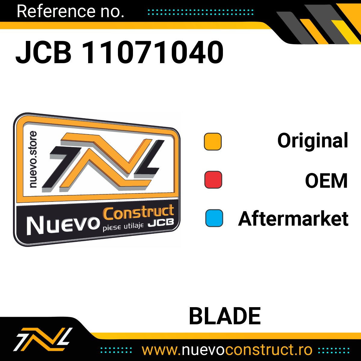 JCB 11071040 Blade