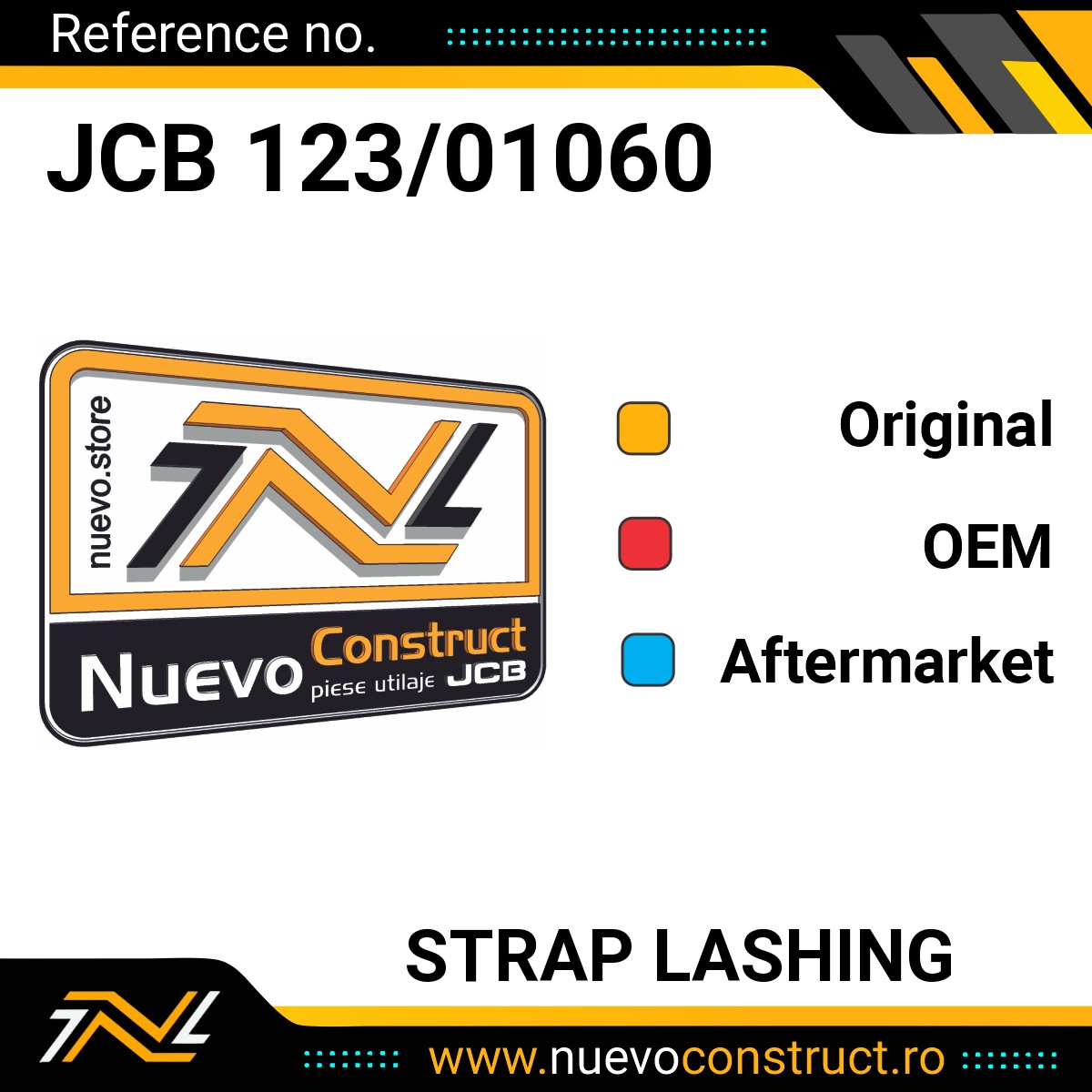 JCB 123/01060 STRAP LASHING