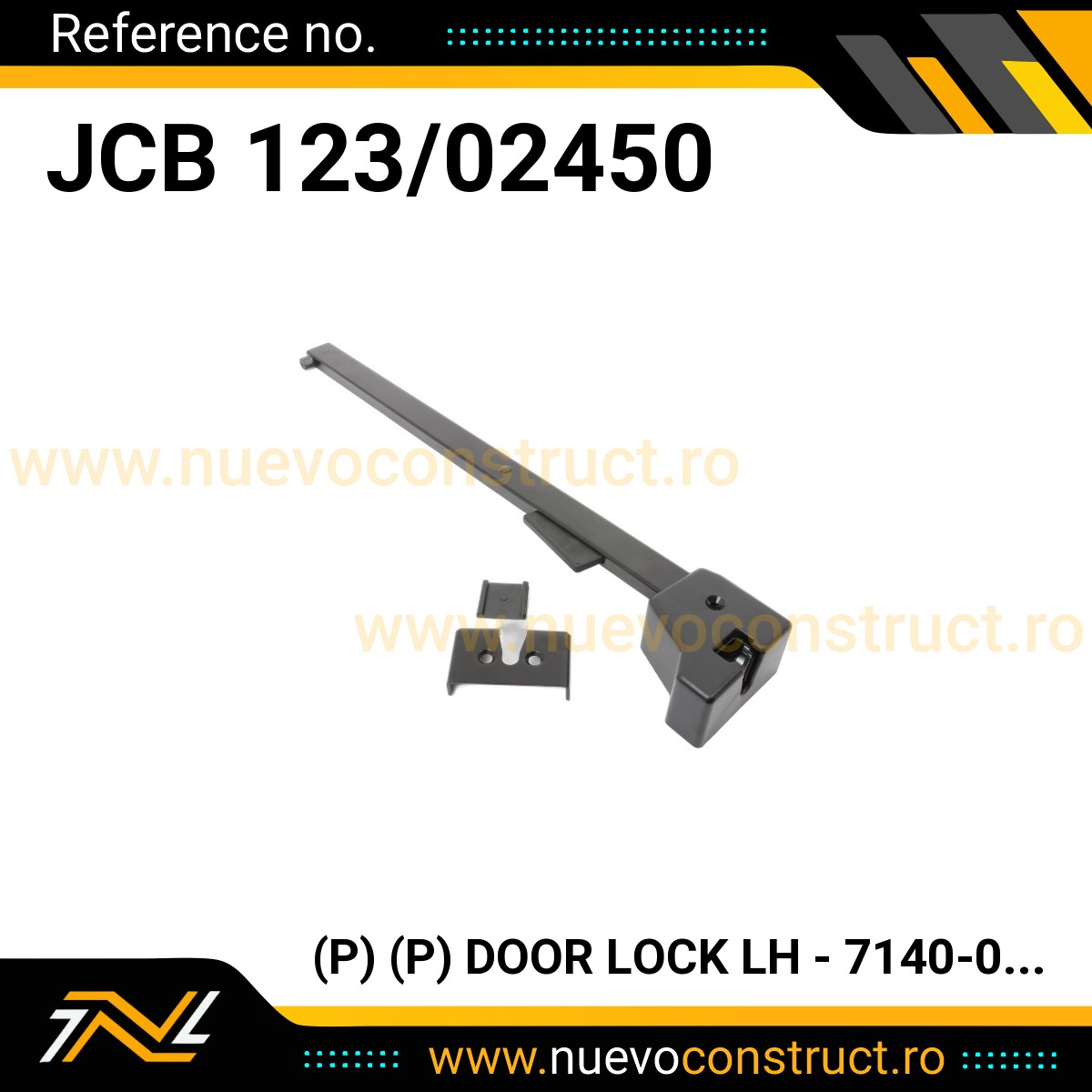 JCB 123/02450 DOOR LOCK LH - 7140-03 (ADT)