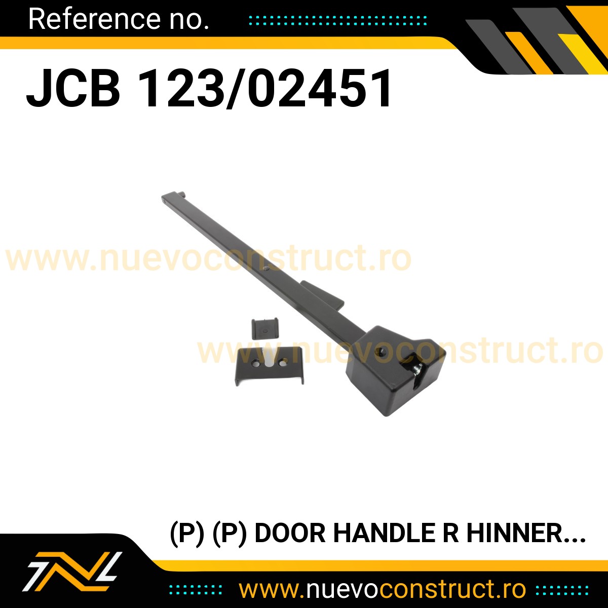 JCB 123/02451 DOOR HANDLE R/HINNER - 7145 (ADT)