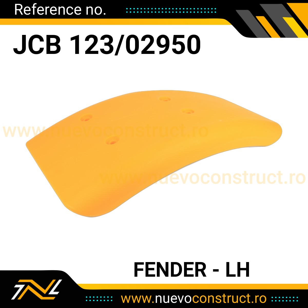 JCB 123/02950 FENDER - LH