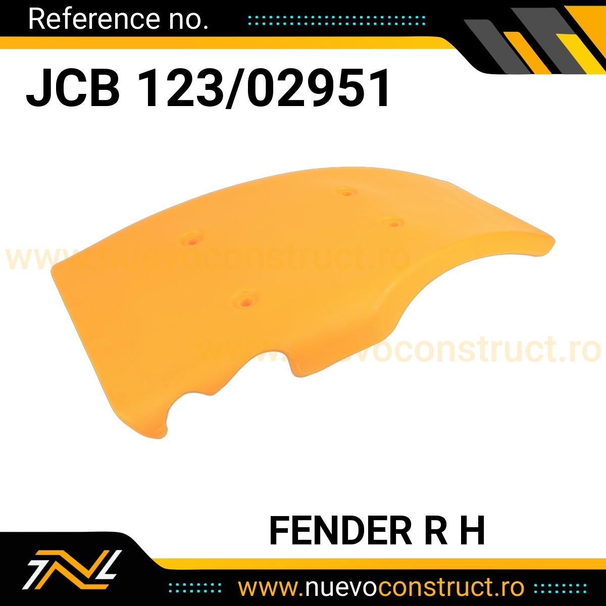 JCB 123/02951 FENDER R.H.