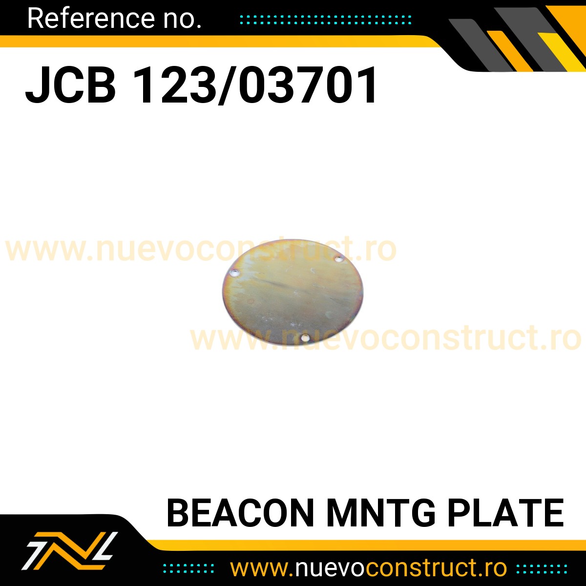 JCB 123/03701 BEACON MNTG PLATE