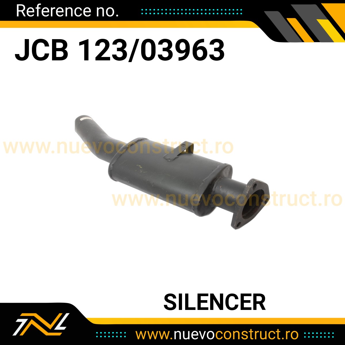 JCB 123/03963 SILENCER