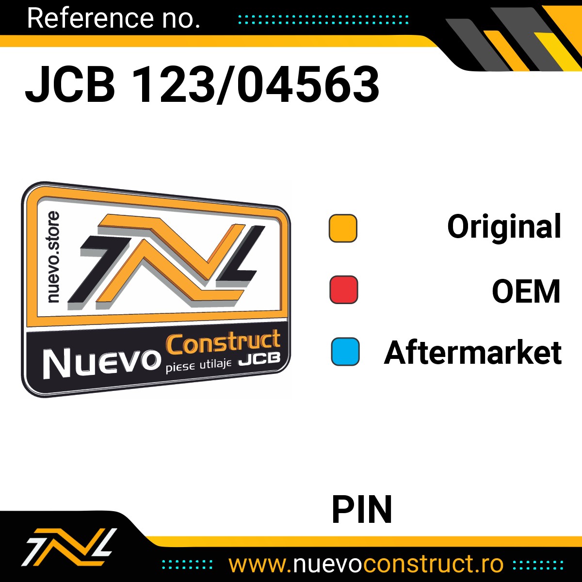 JCB 123/04563 PIN