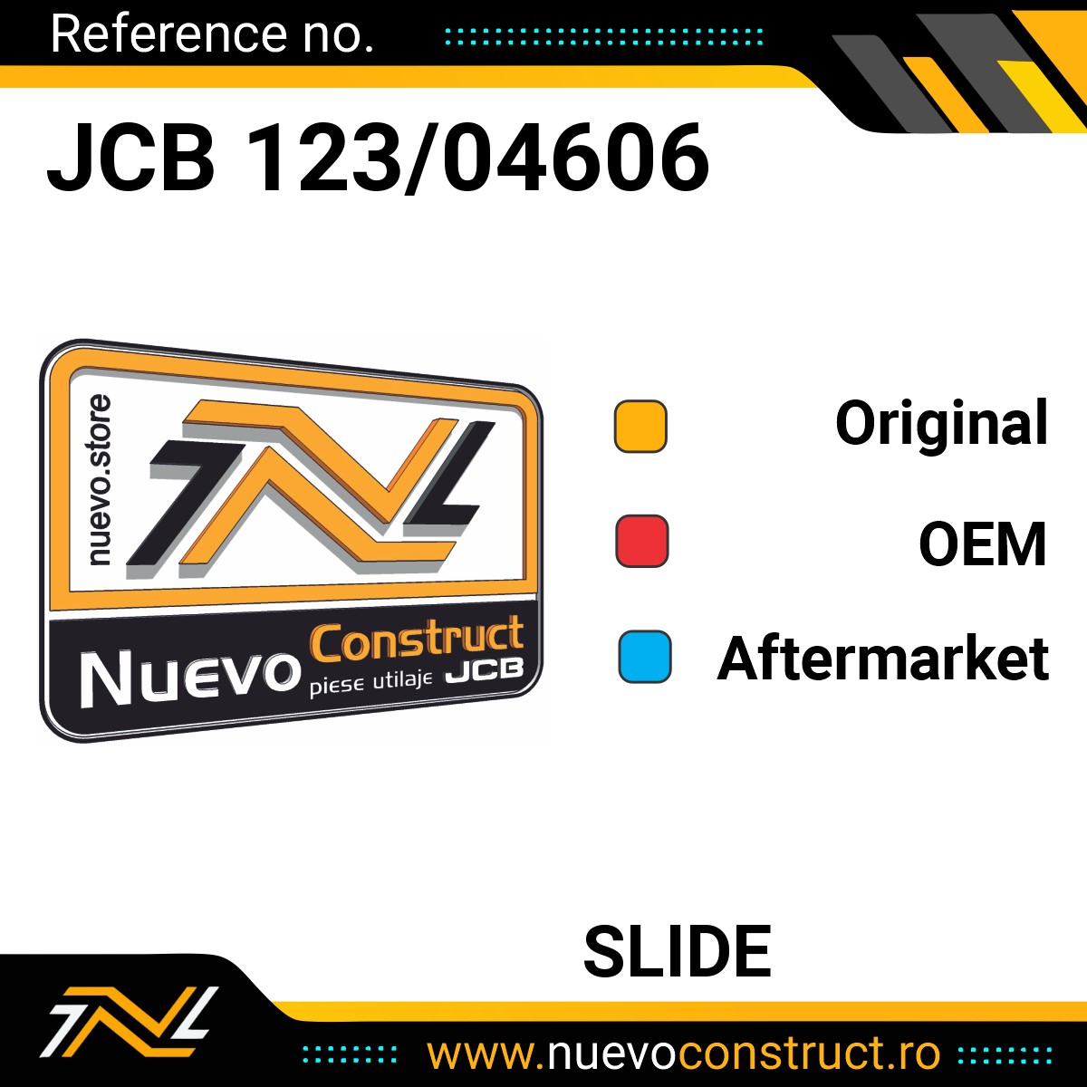 JCB 123/04606 SLIDE