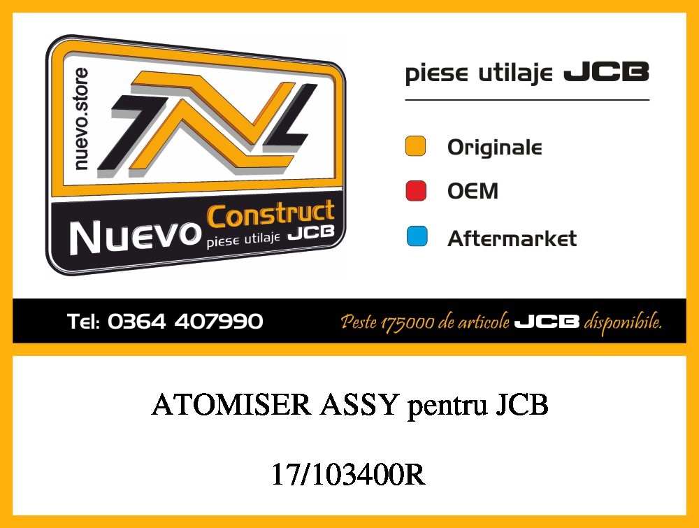 JCB 17/103400R ATOMISER ASSY