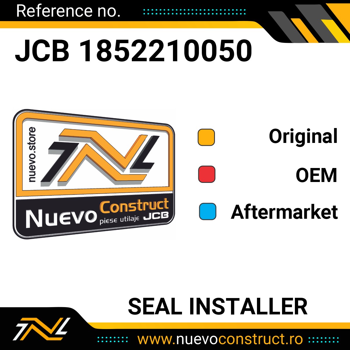 JCB 1852210050 SEAL INSTALLER