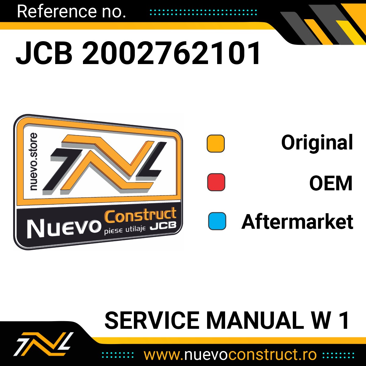 JCB 2002762101 SERVICE MANUAL W 1