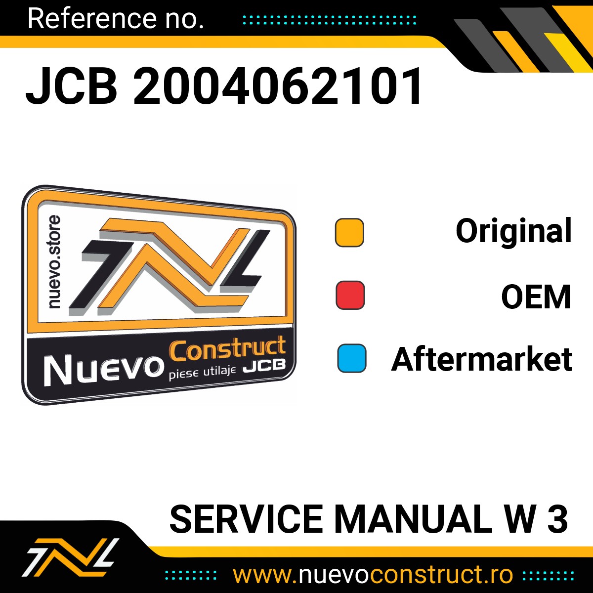 JCB 2004062101 SERVICE MANUAL W 3