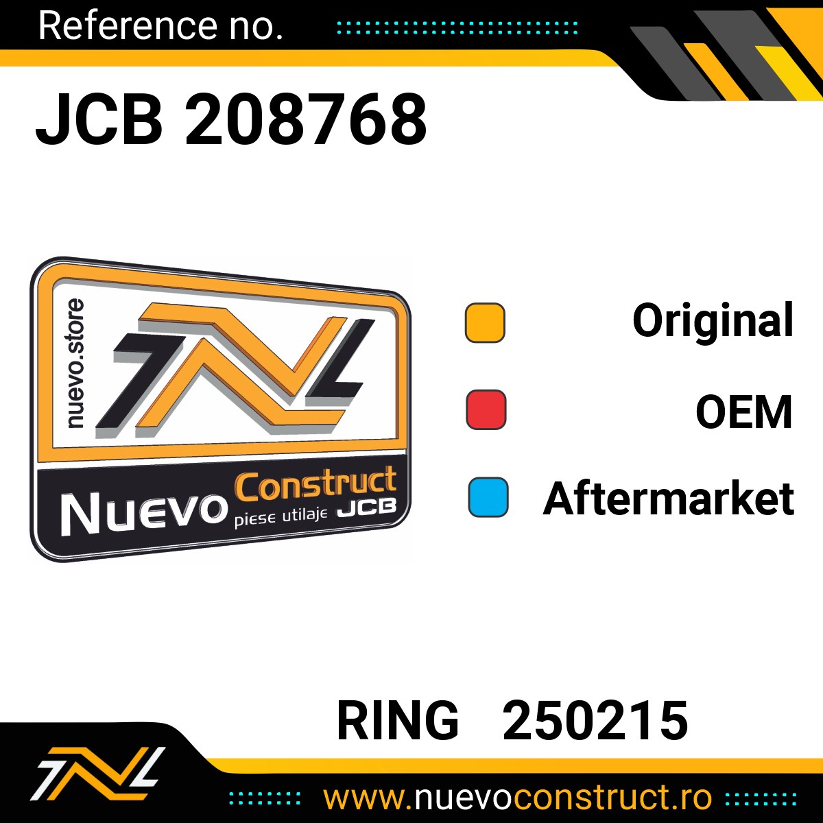 JCB 208768 RING 250215