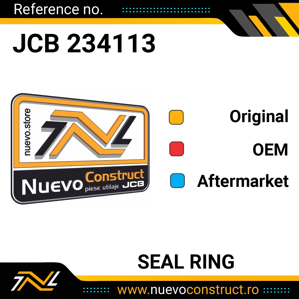 JCB 234113 SEAL RING