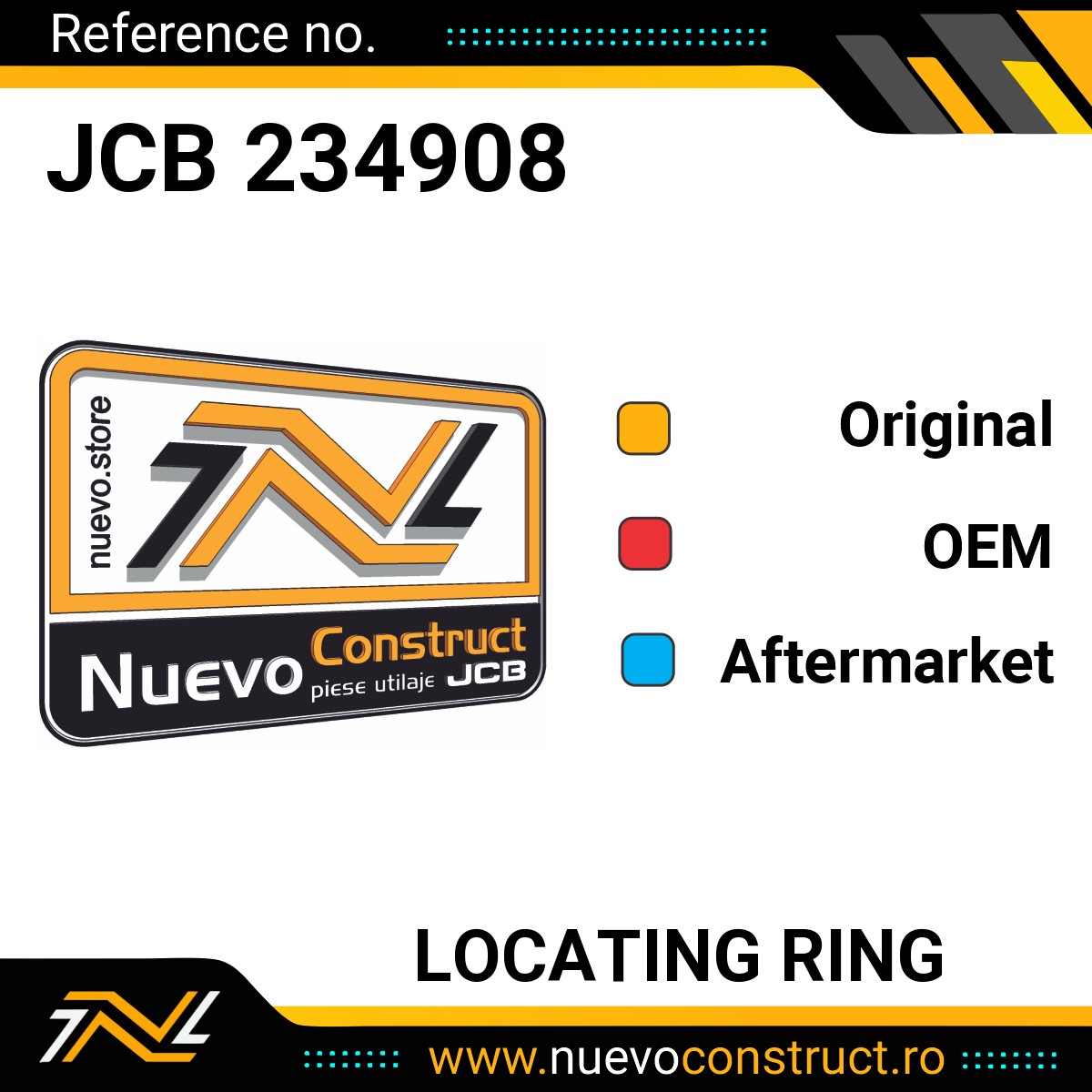 JCB 234908 LOCATING RING