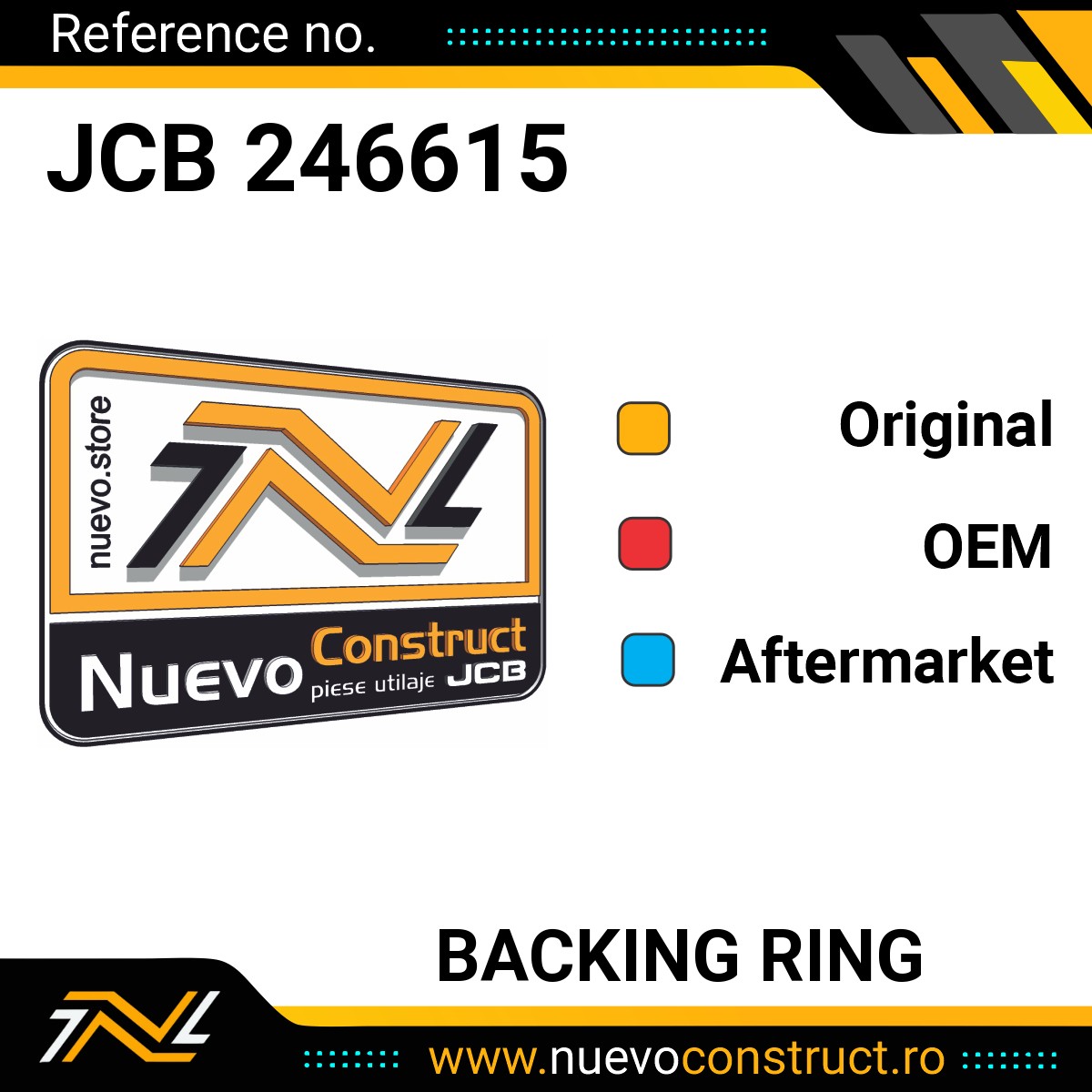JCB 246615 BACKING RING