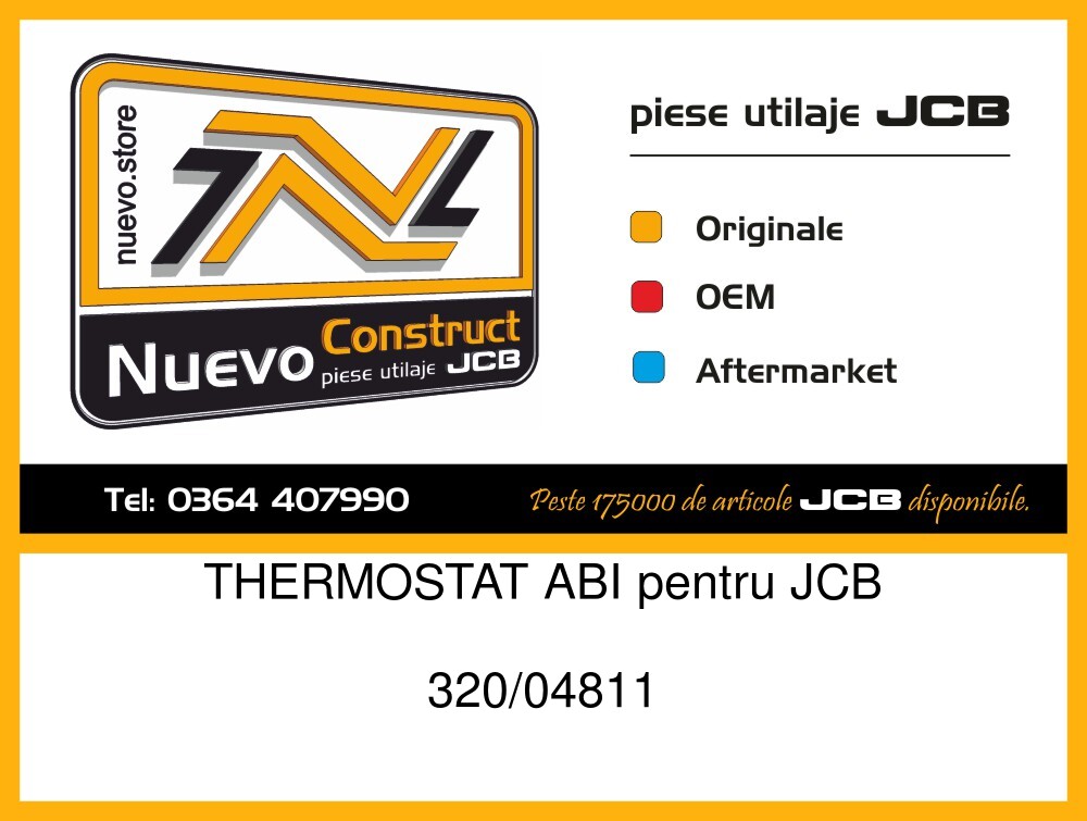 JCB 320/04811 THERMOSTAT ABI