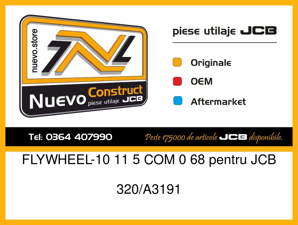JCB 320/A3191 FLYWHEEL-10 11 5 COM 0 68