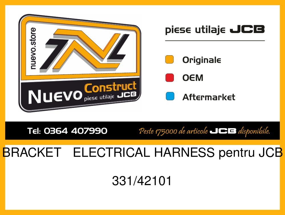 JCB 331/42101 BRACKET ELECTRICAL HARNESS