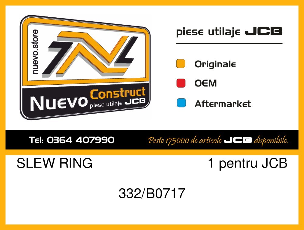 JCB 332/B0717 SLEW RING 1