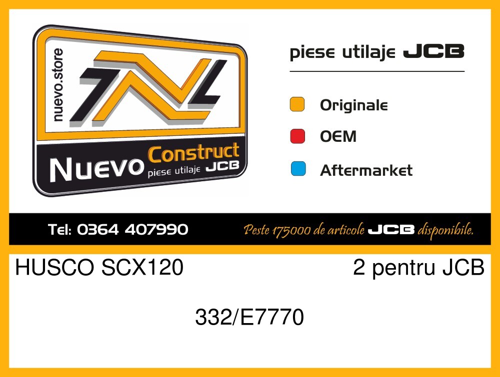 JCB 332/E7770 HUSCO SCX120 2
