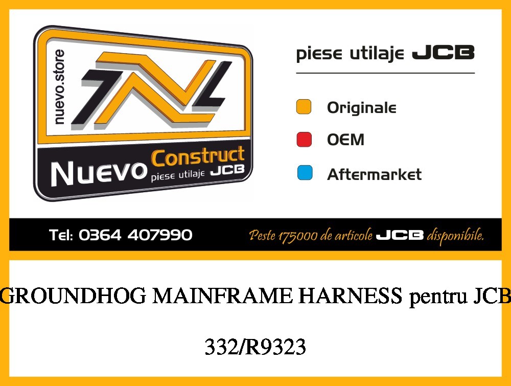 JCB 332/R9323 GROUNDHOG MAINFRAME HARNESS