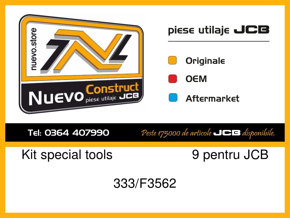 JCB 333/F3562 Kit special tools 9