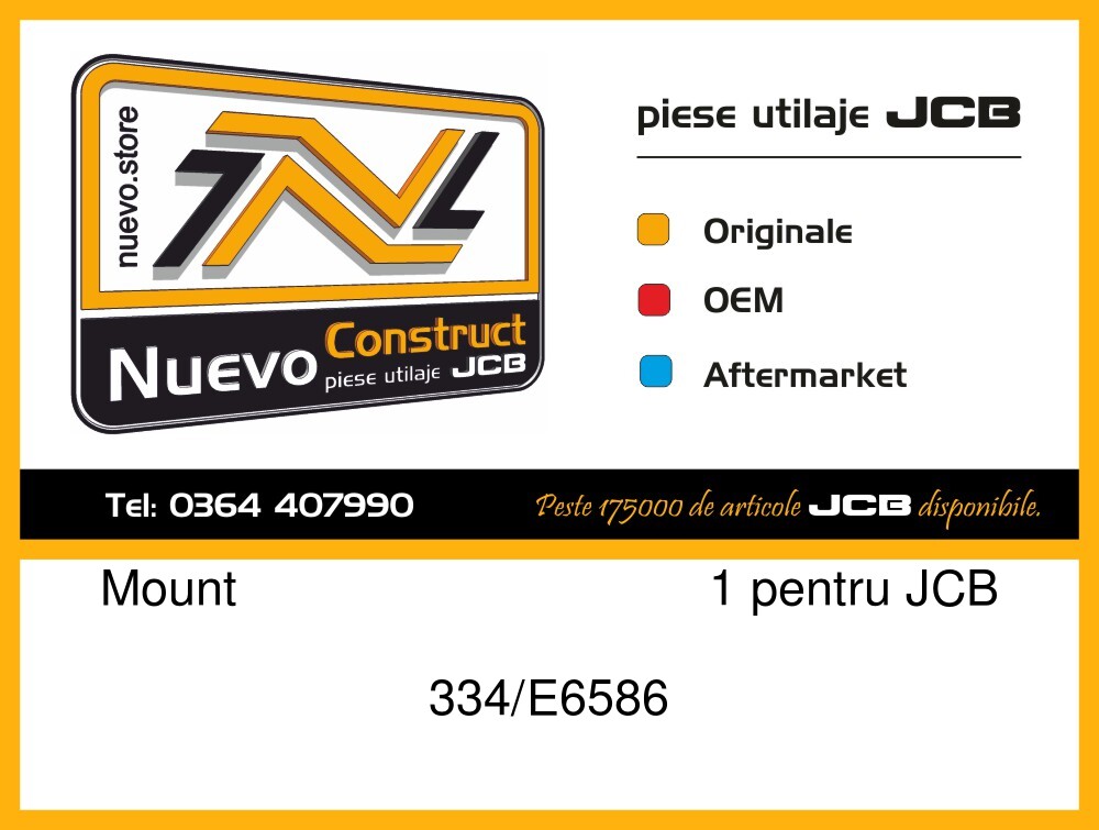JCB 334/E6586 Mount 1