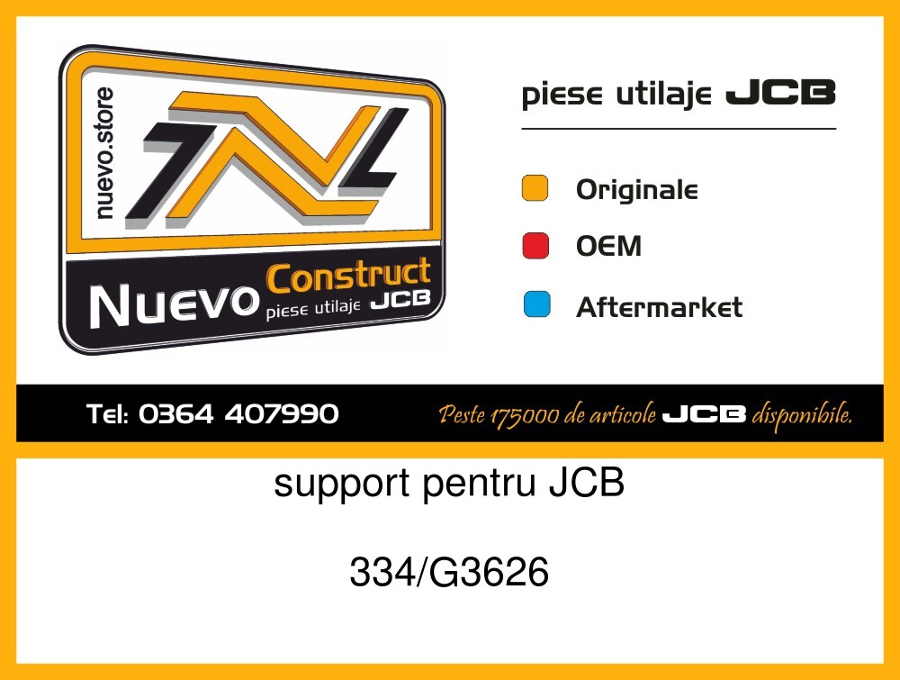 JCB 334/G3626 support
