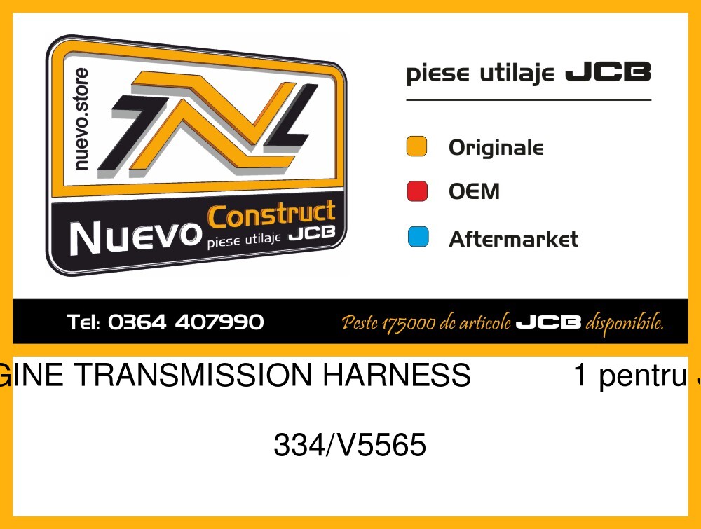 JCB 334/V5565 ENGINE TRANSMISSION HARNESS 1