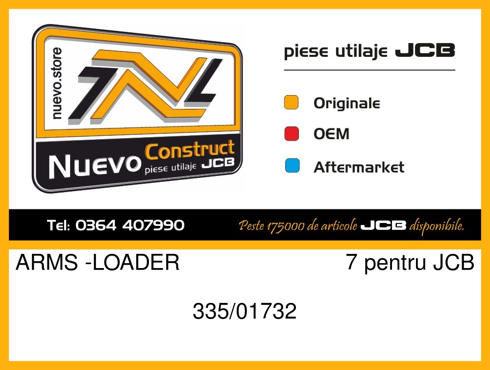 JCB 335/01732 ARMS -LOADER 7