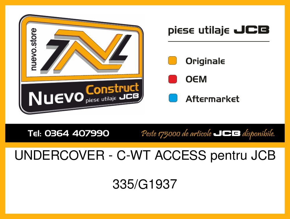 JCB 335/G1937 UNDERCOVER - C-WT ACCESS