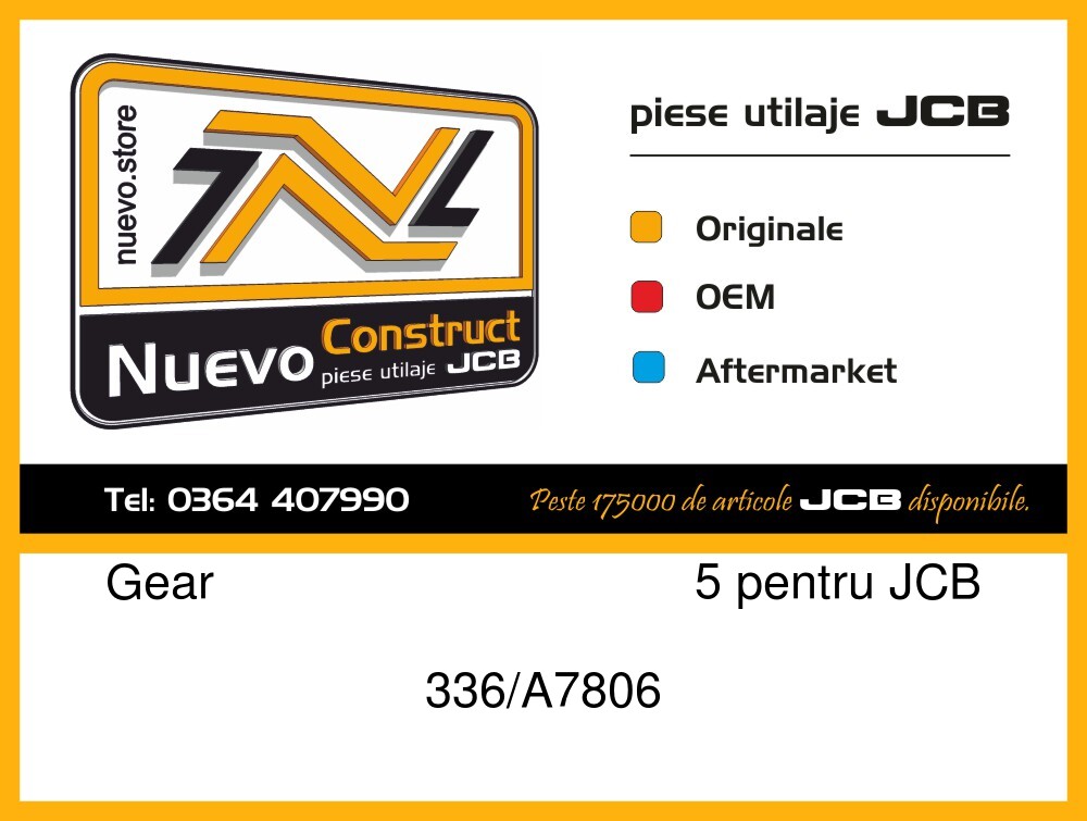 JCB 336/A7806 Gear 5