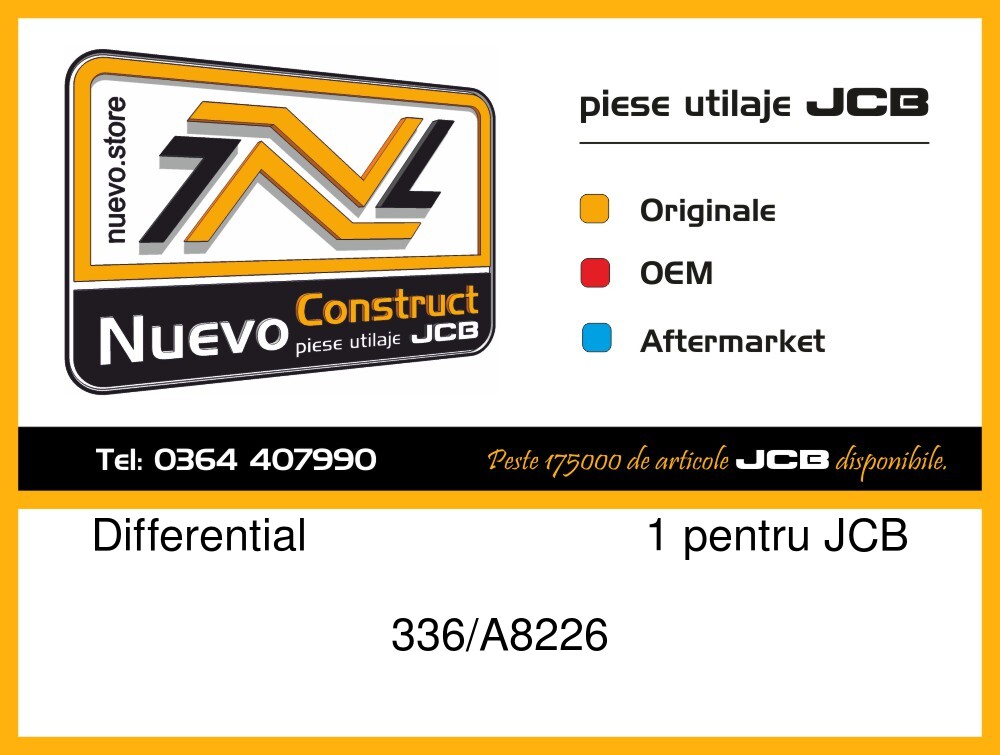 JCB 336/A8226 Differential 1