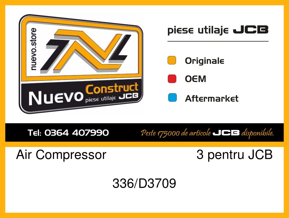 JCB 336/D3709 Air Compressor 3