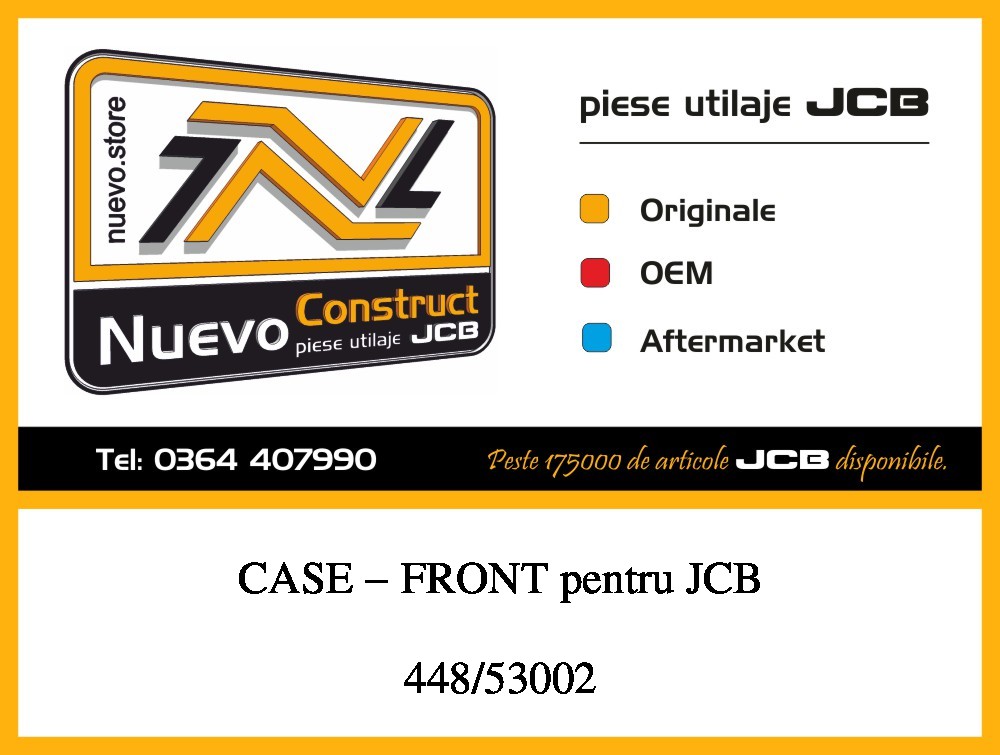 JCB 448/53002 CASE - FRONT