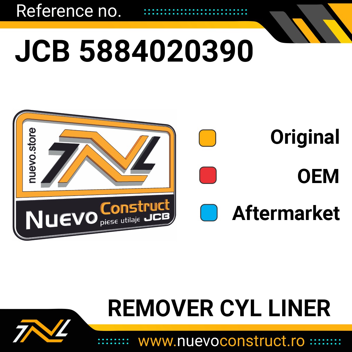 JCB 5884020390 REMOVER CYL LINER