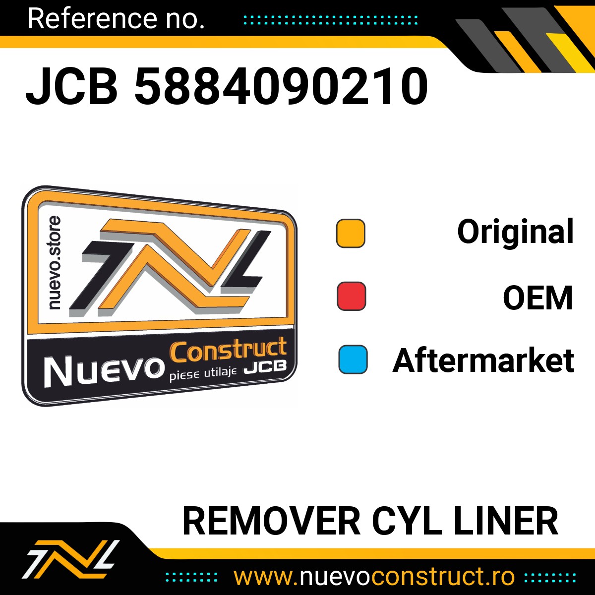 JCB 5884090210 REMOVER CYL LINER