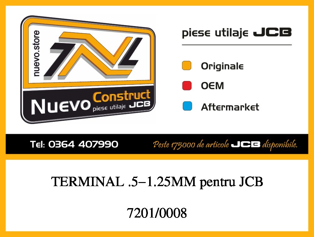 JCB 7201/0008 TERMINAL .5-1.25MM