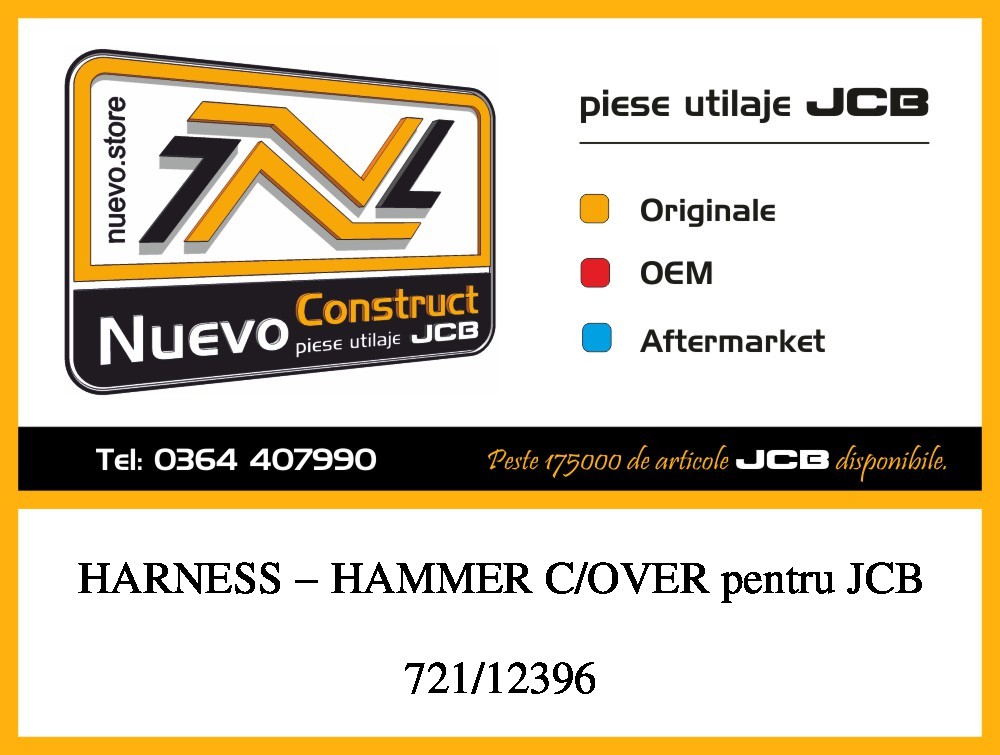 JCB 721/12396 HARNESS - HAMMER C/OVER