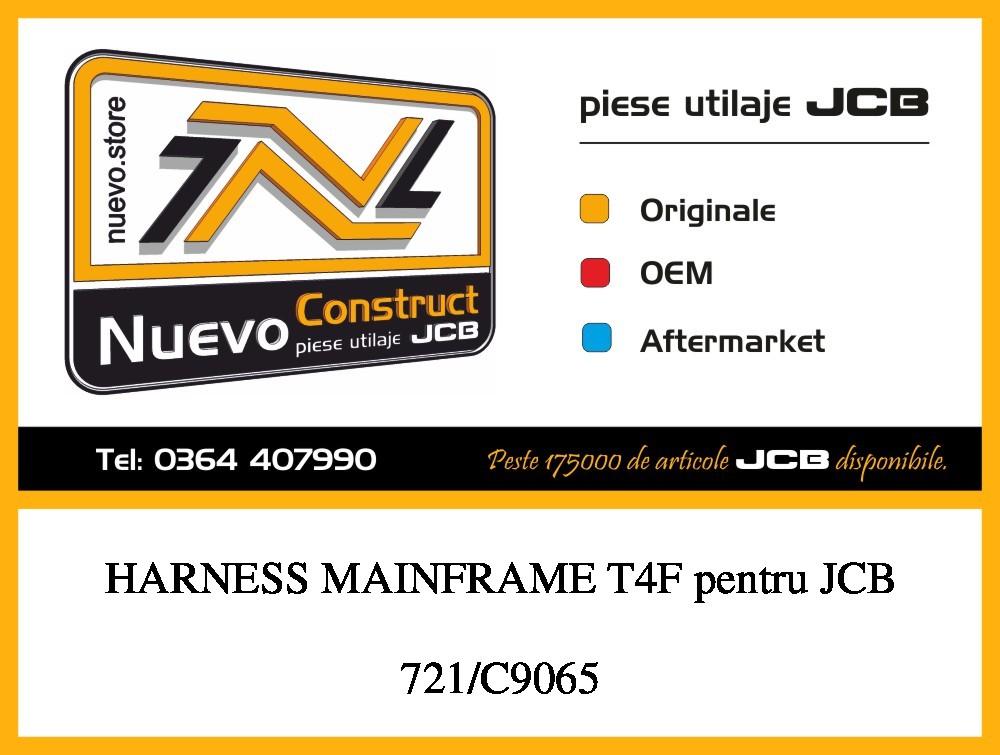 JCB 721/C9065 HARNESS MAINFRAME T4F