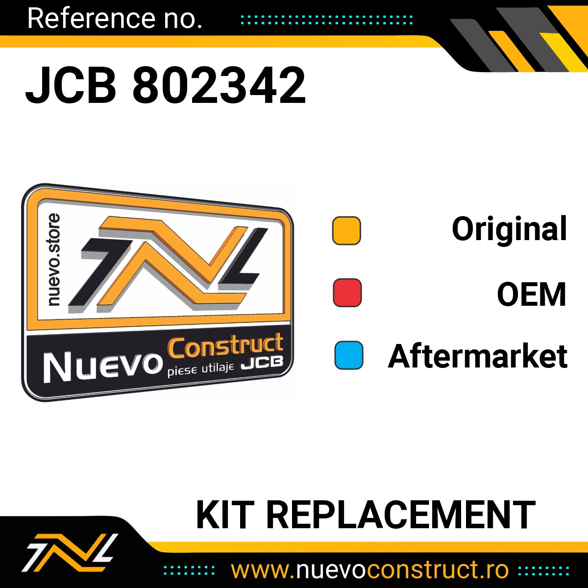 JCB 802342 KIT REPLACEMENT