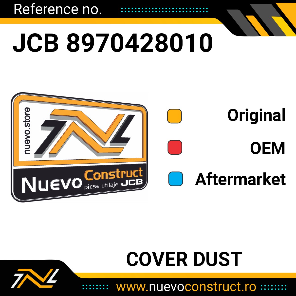 JCB 8970428010 Cover dust
